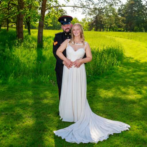 Photograph of Wedding at Wragg Barn Golf Club of Dan and Caroline.. Featured models: Caroline Blunsdon, Dan Rodie